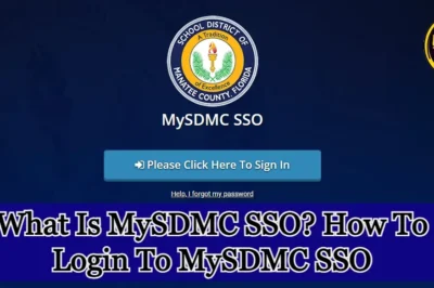 What Is MySDMC SSO? How To Login To MySDMC SSO
